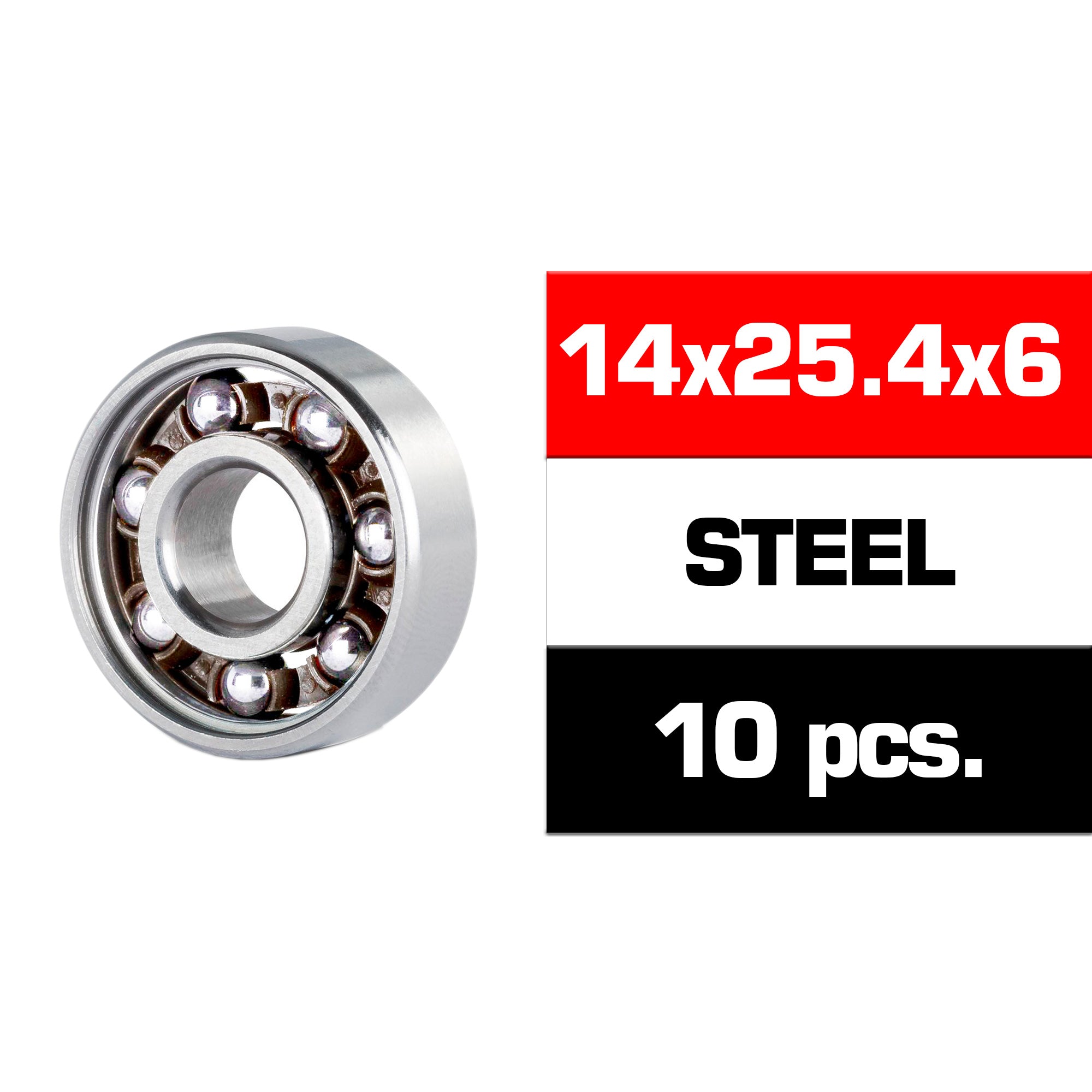 14x25.4x6mm STEEL \HS\ REAR ENGINE BEARING (UR\OS) (1pc)