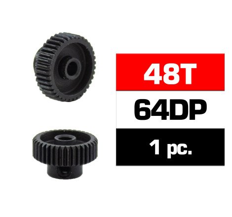 HSS STEEL 64DP PINION GEAR 48T W/3.17mm BORE